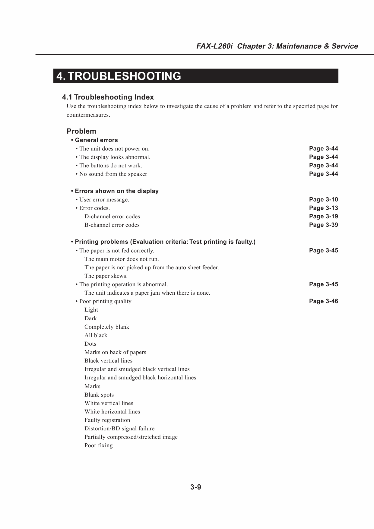 Canon FAX L260i Parts and Service Manual-3